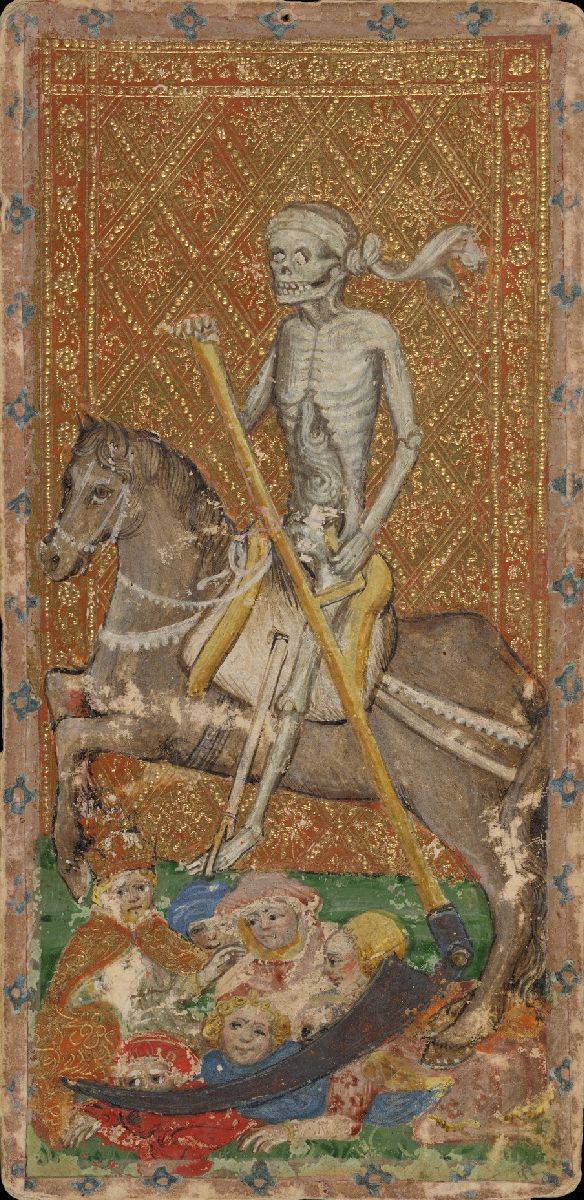 Death · Cary-Yale Visconti tarot · Yale (public domain)
