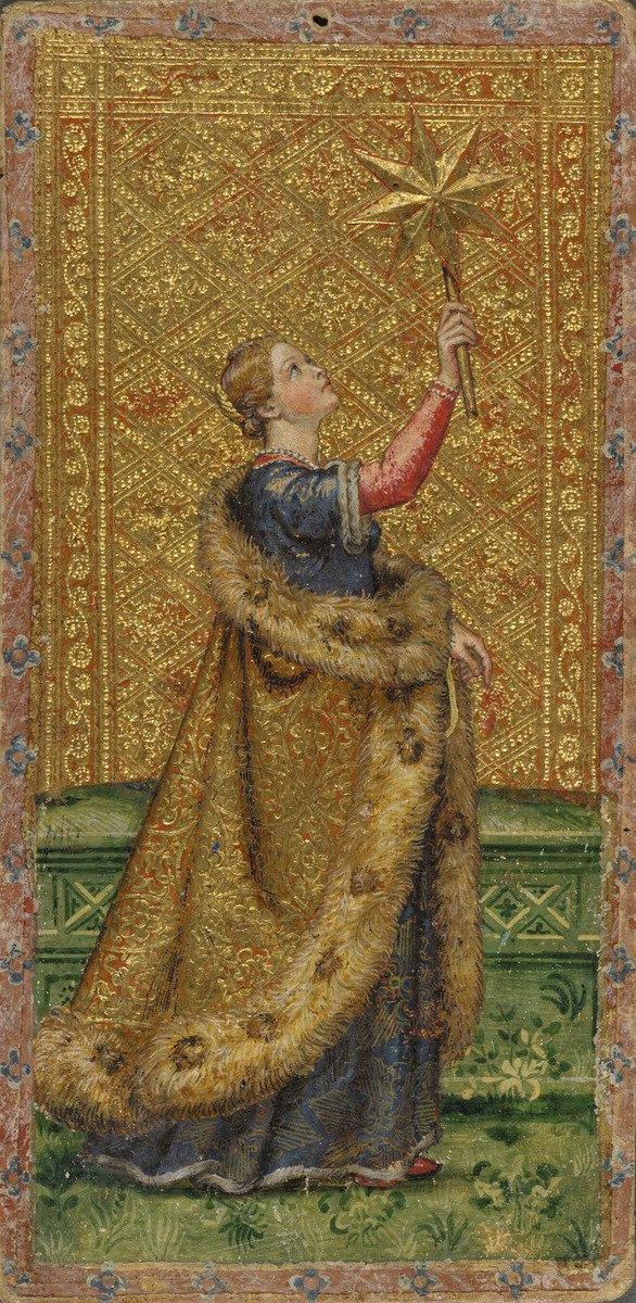 The Star · Fable reconstruction of a lost Cary-Yale card