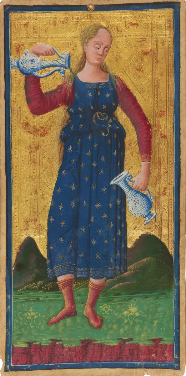 Temperance · Visconti–Sforza tarot · Morgan Library & Museum