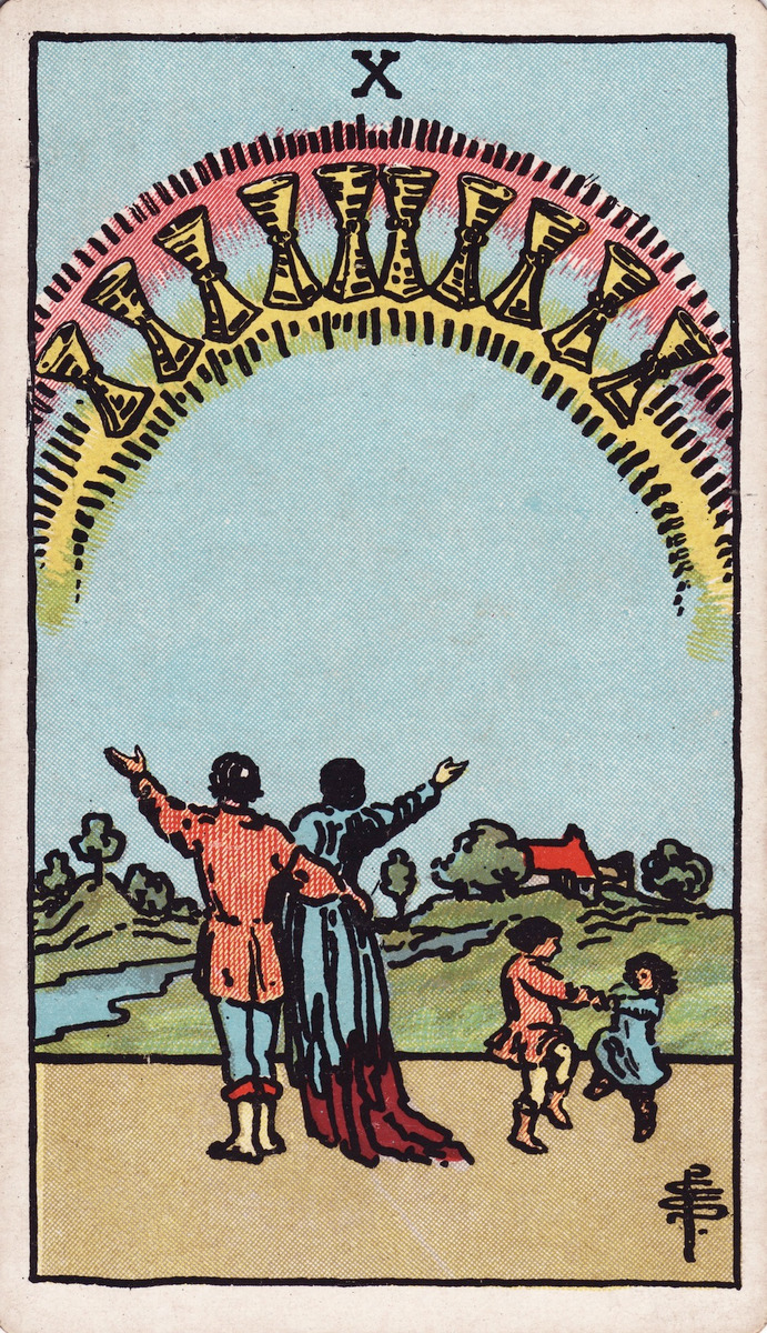 The Ten of Cups · Rider–Waite–Smith