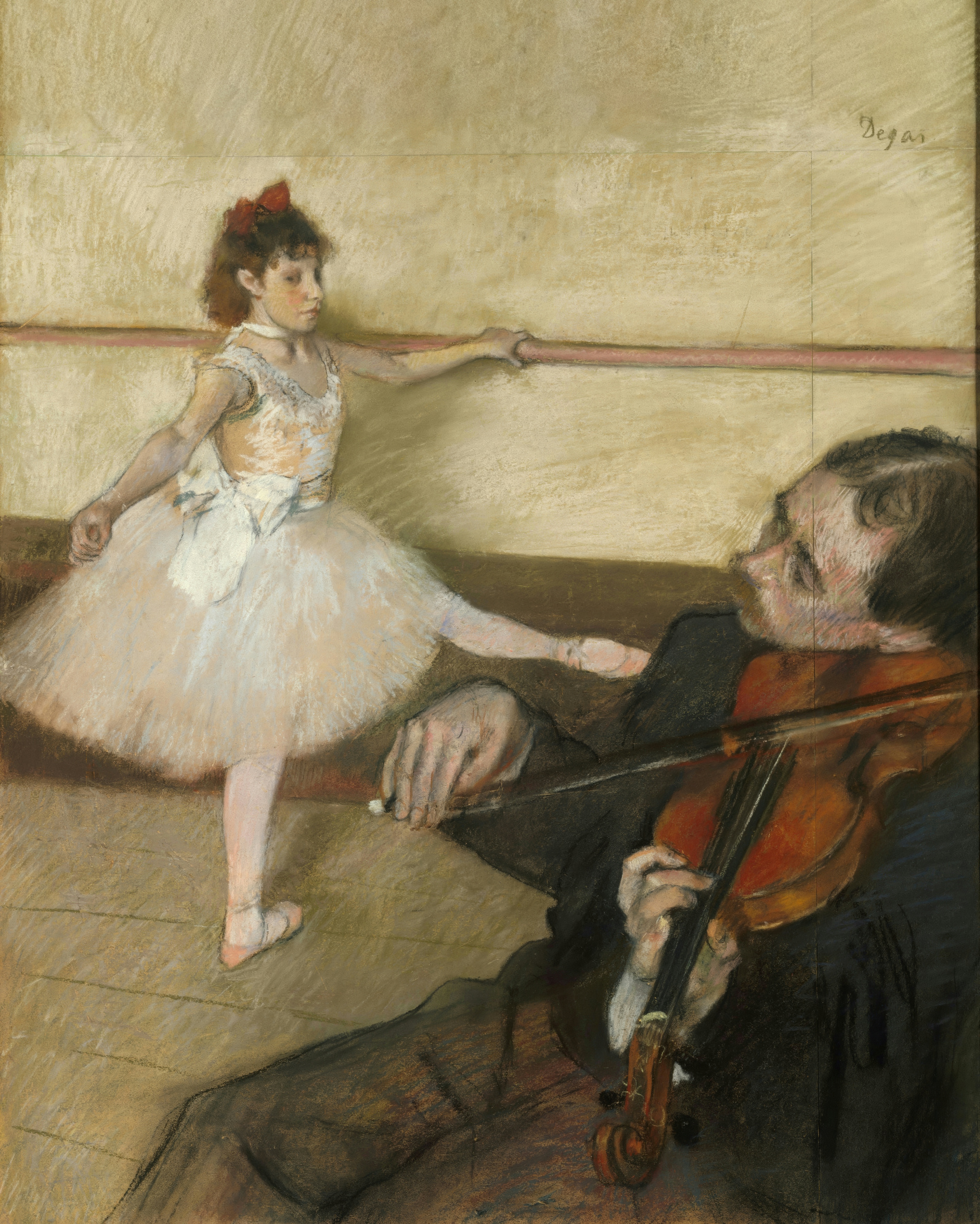 The Dance Lesson, by Edgar Degas