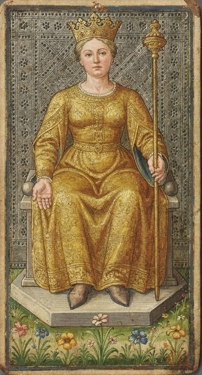 The Queen of Batons · Fable reconstruction after the Bergamo card