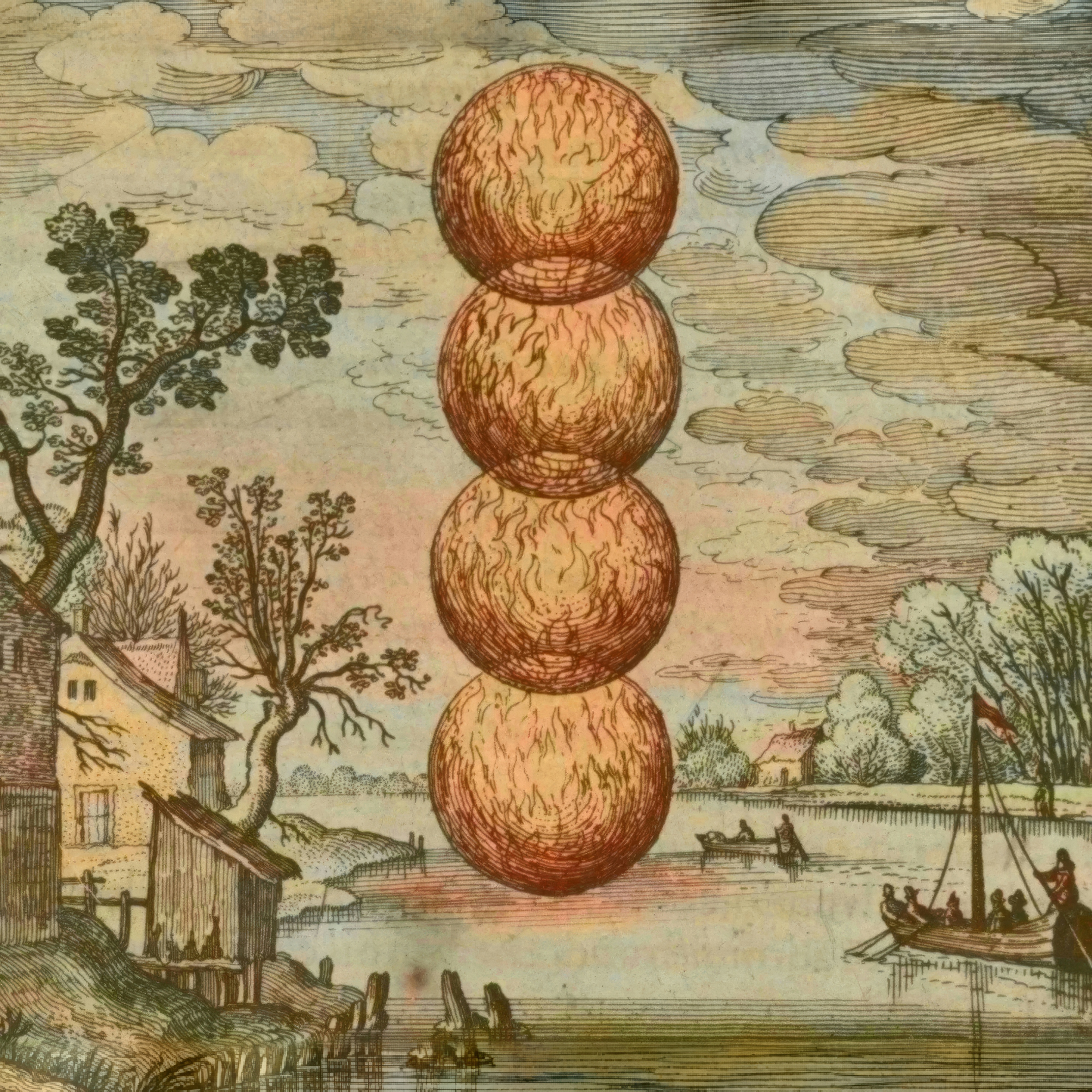 Four Spheres of Fire