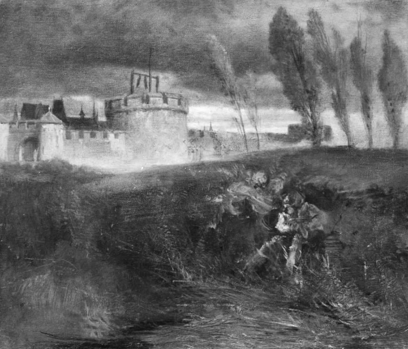 Museum original: Landscape with Castle