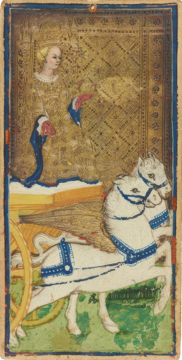 The Chariot · Visconti–Sforza tarot · Morgan Library & Museum