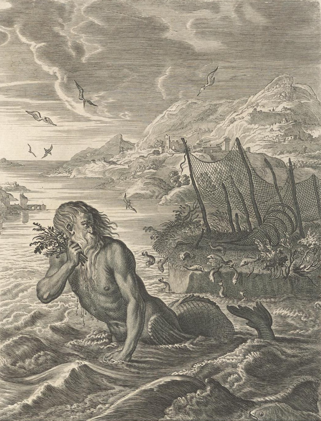Museum original: Glaucus Transformed into a Sea God