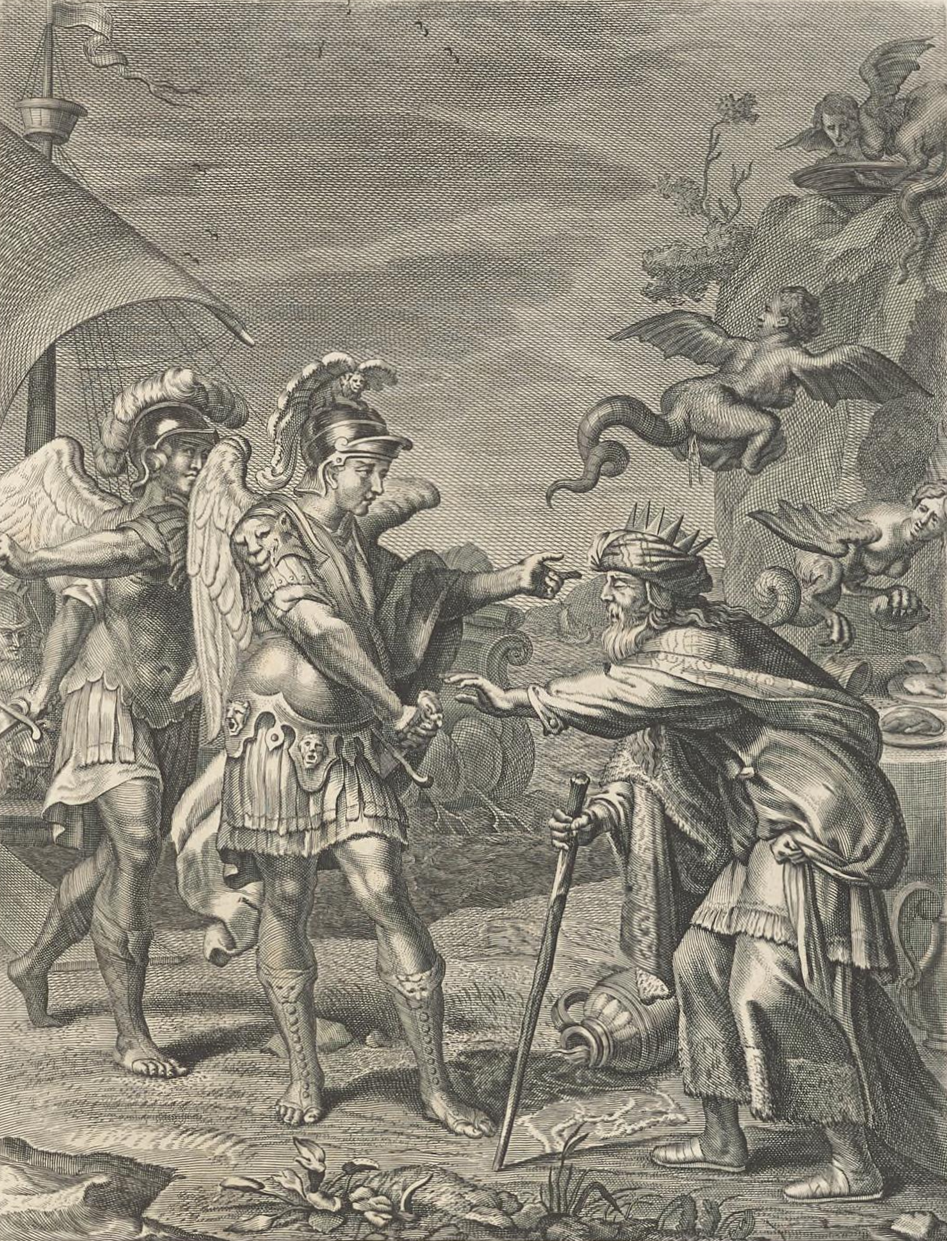 Museum original: Phineus Delivered from the Harpies