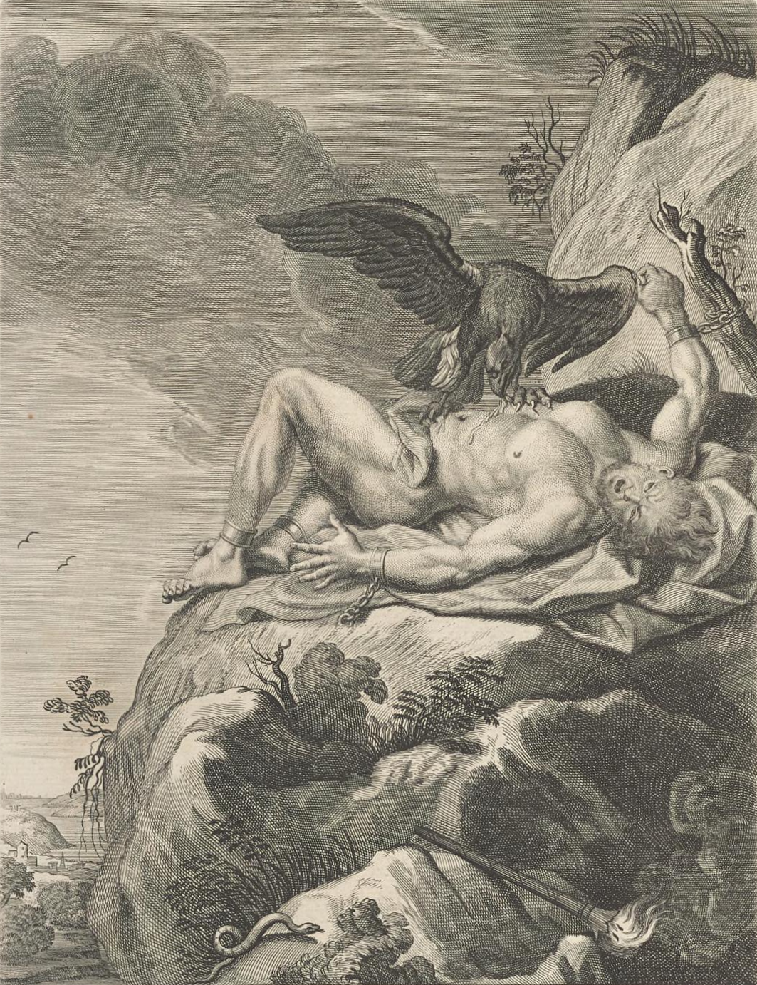 Museum original: Prometheus Tormented by a Vulture