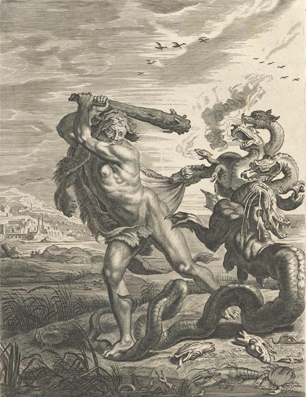 Museum original: Hercules and the Lernaean Hydra
