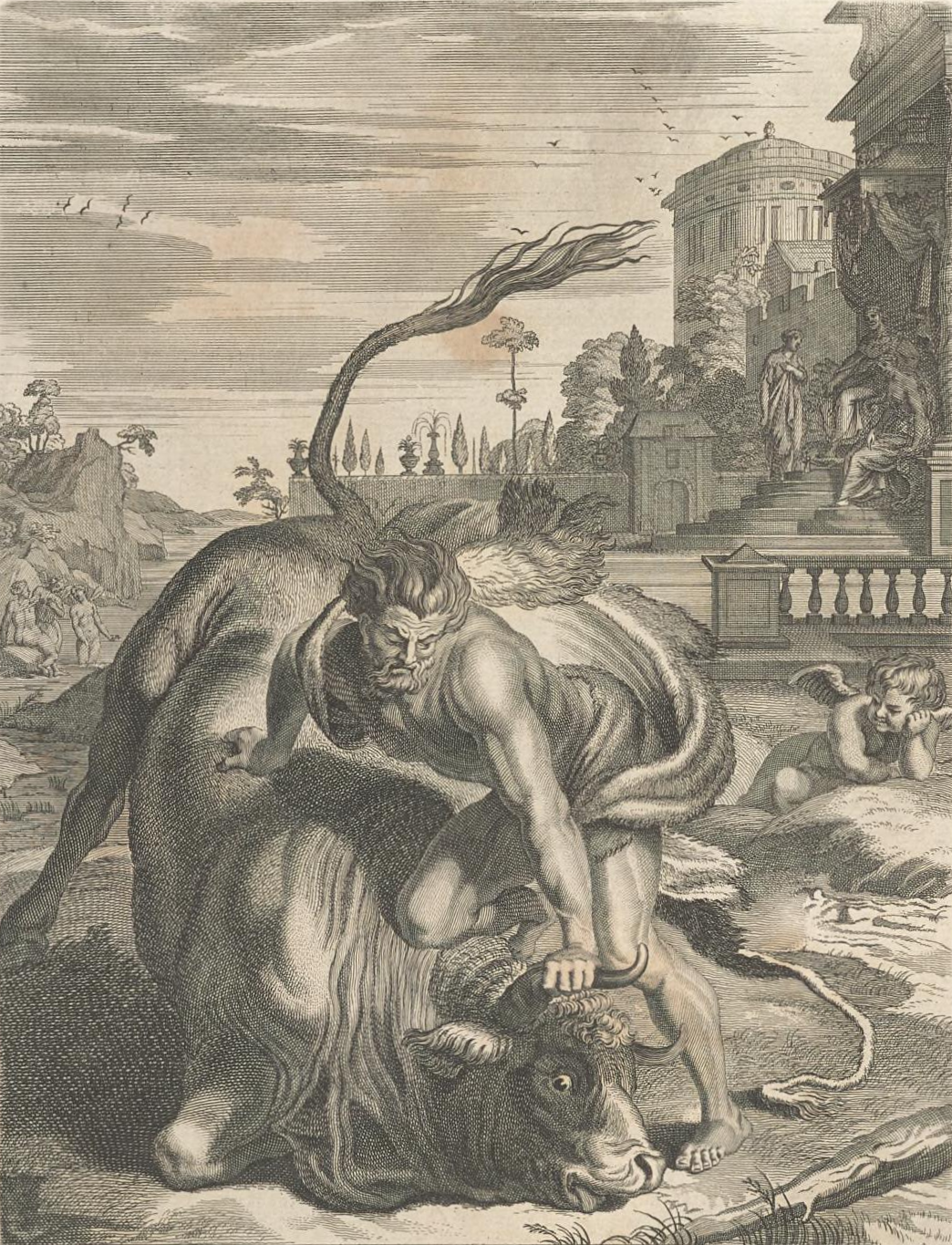 Museum original: Hercules and Achelous