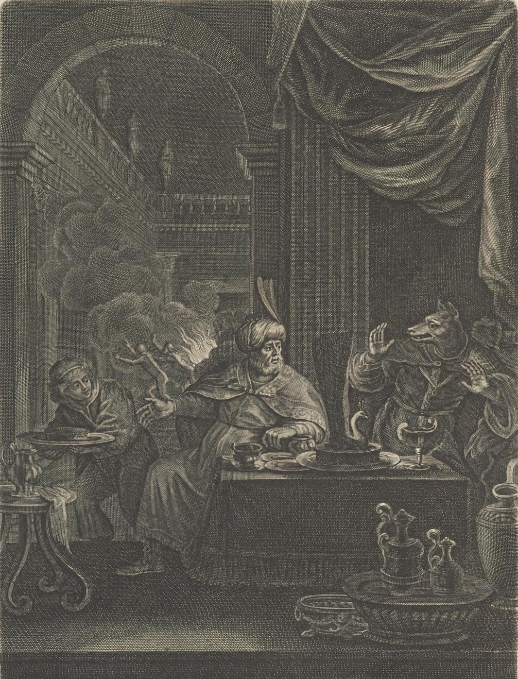 Museum original: Lycaon Transformed into a Wolf