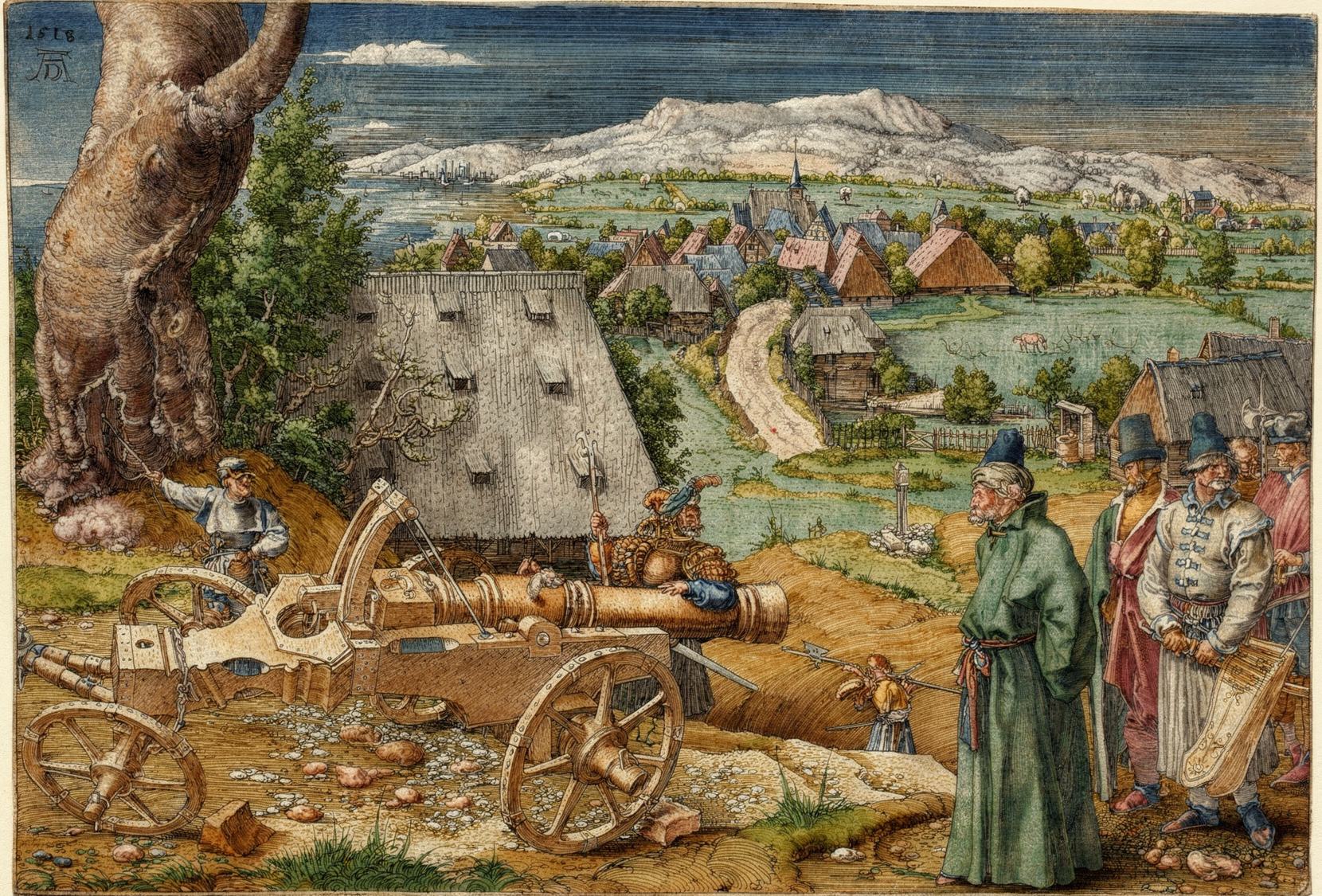 Surrealium edition: Landscape with the Cannon