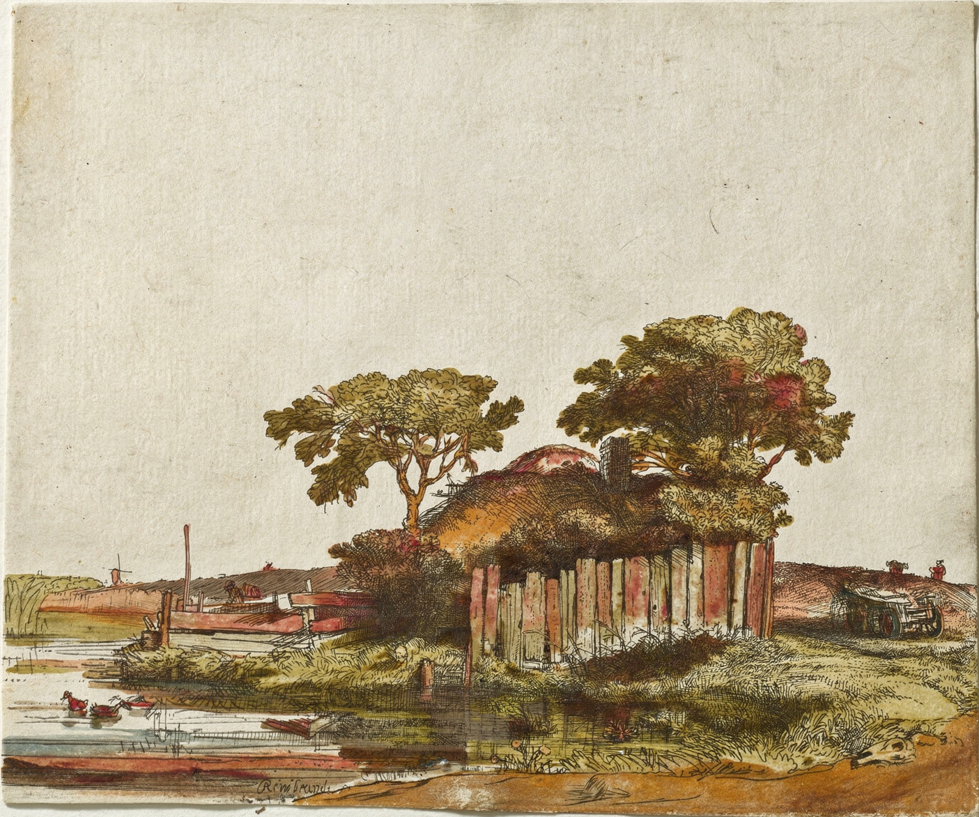Surrealium edition: Cottage with a White Paling