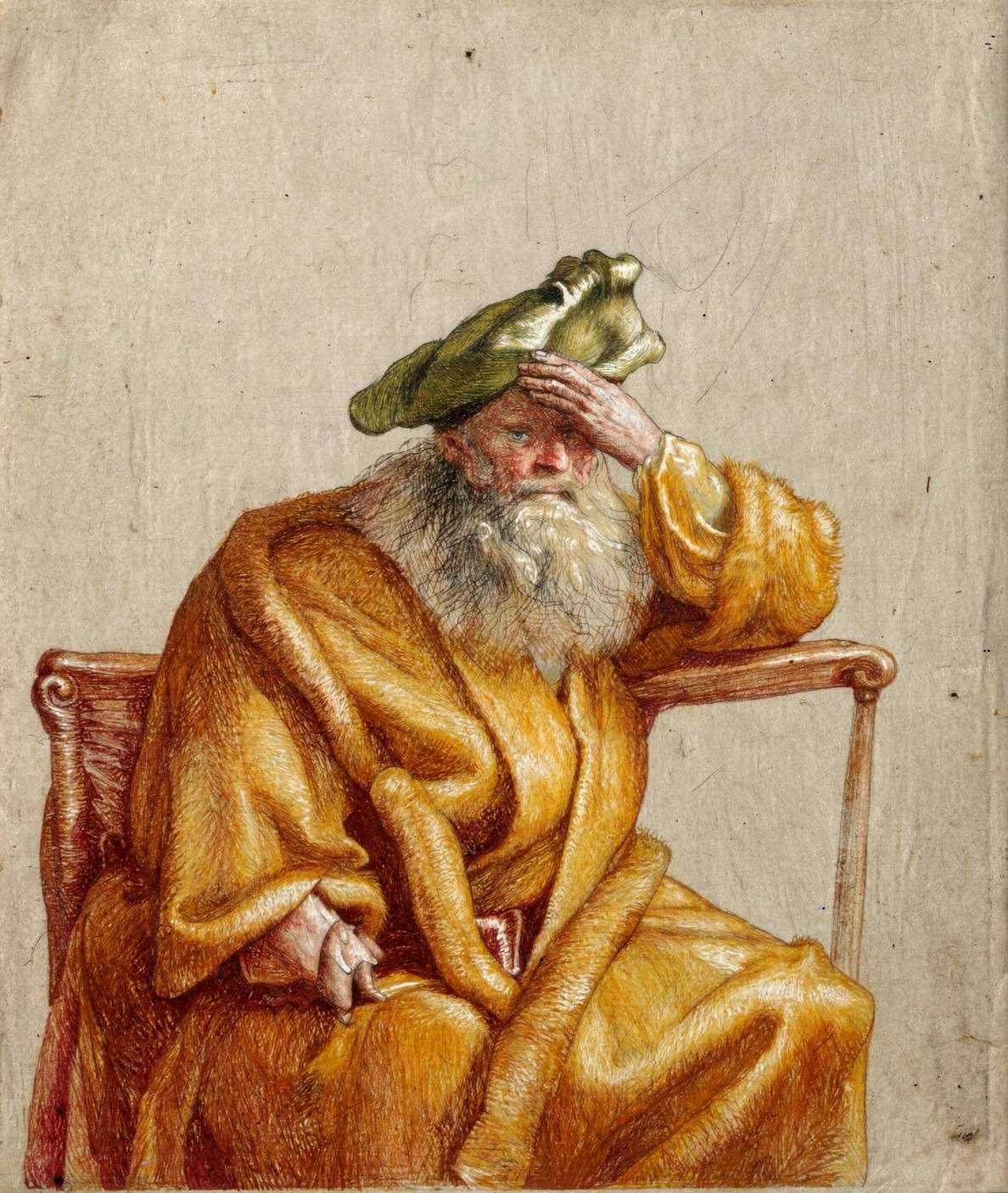 Surrealium edition: Old Man Shading his Eyes with His Hand