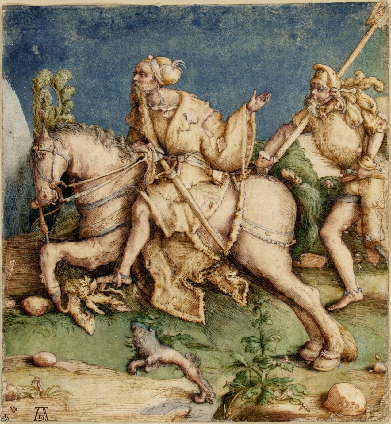 Surrealium edition: Knight on Horseback and Landsknecht