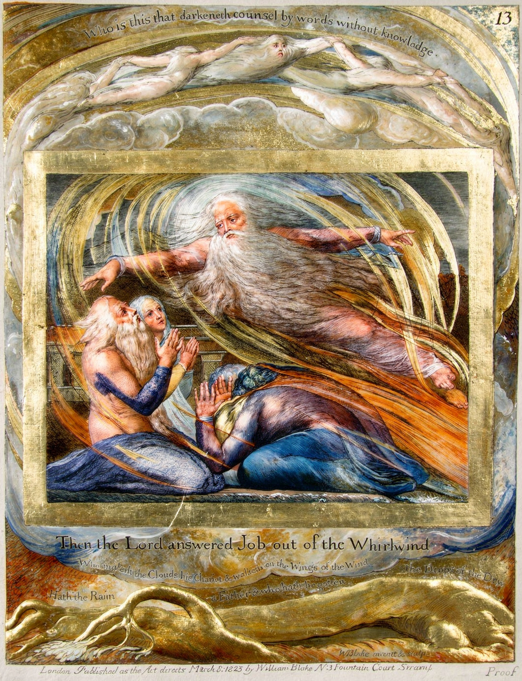Surrealium edition: The Lord Answering Job out of the Whirlwind