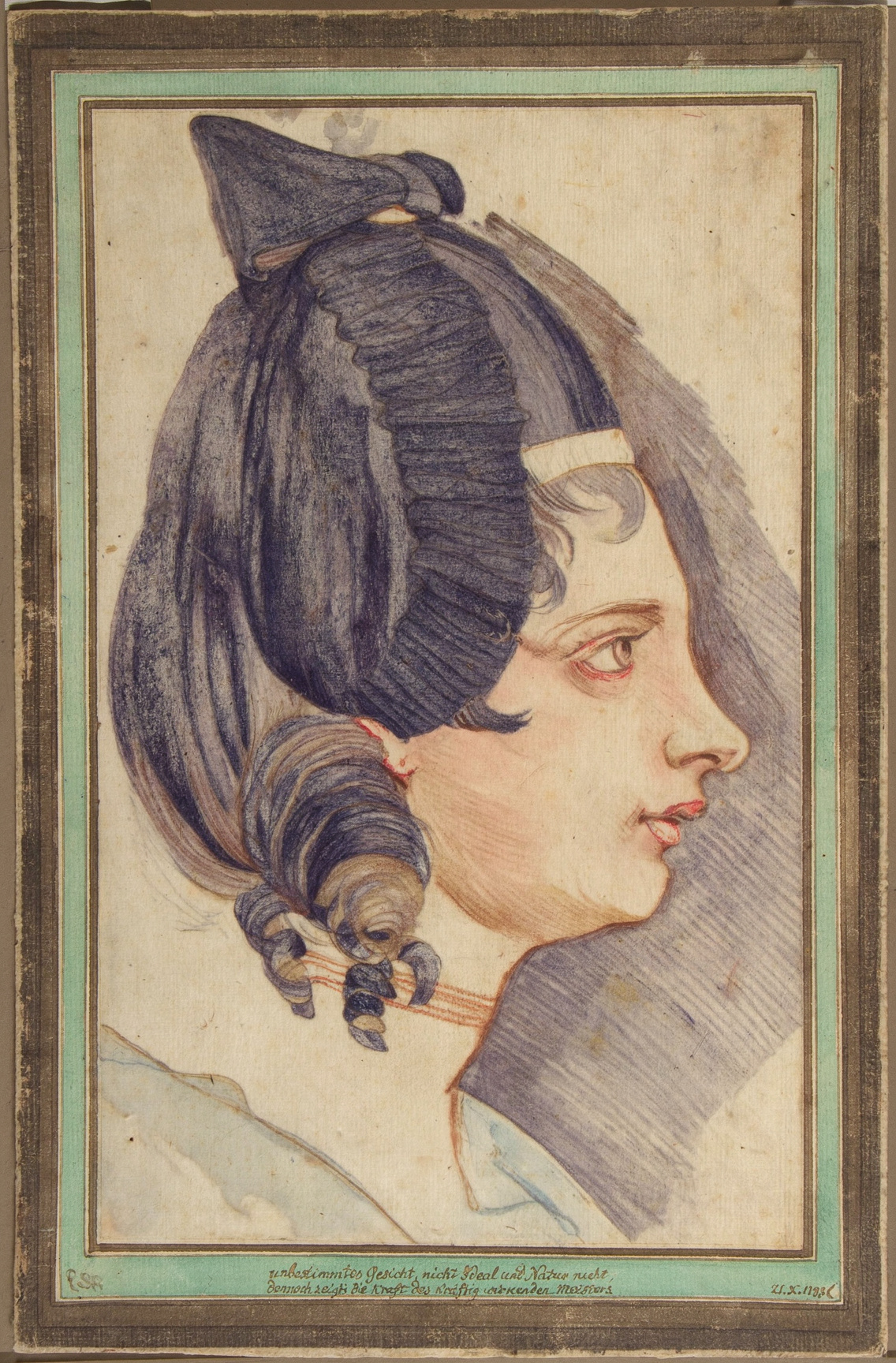 Surrealium edition: Portrait of a Young Lady in Profile