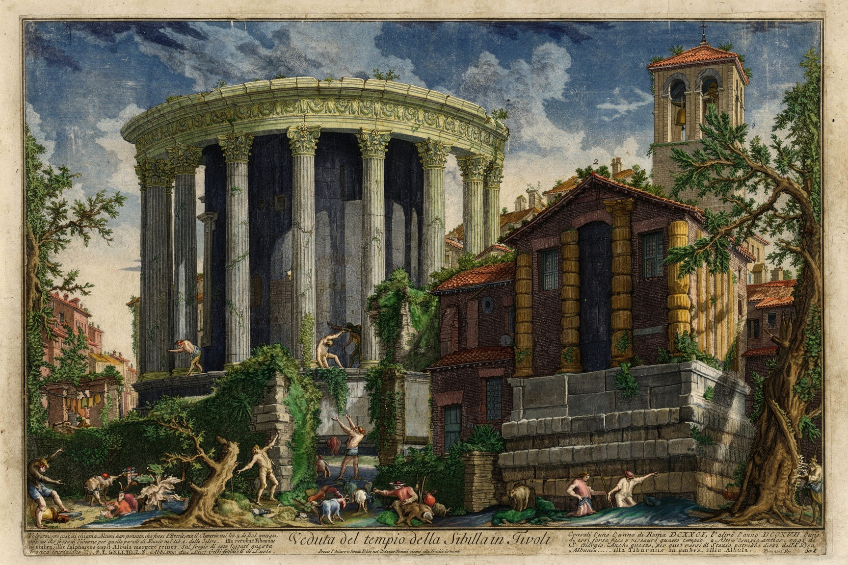 Surrealium edition: The Temple of the Sibyl at Tivoli