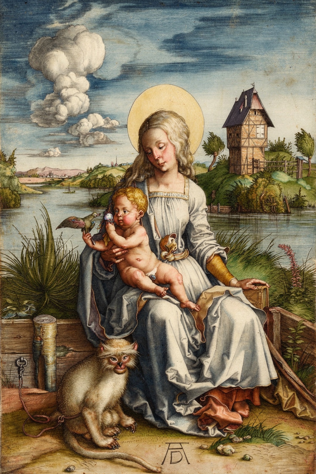 Surrealium edition: The Virgin and Child with a Monkey