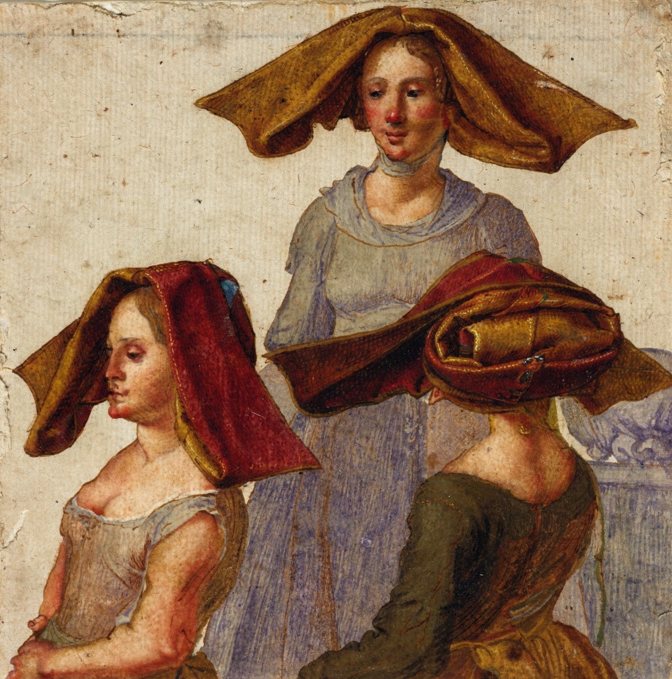 Surrealium edition: Three Studies of a Woman’s Headdress