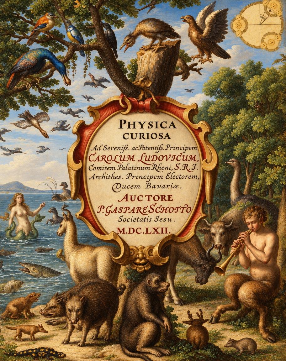 Surrealium edition: Physica Curiosa, Title Page