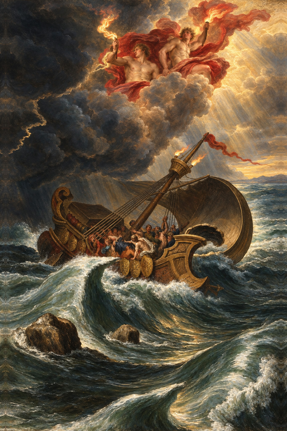 The Dioscuri, Protectors of Mariners