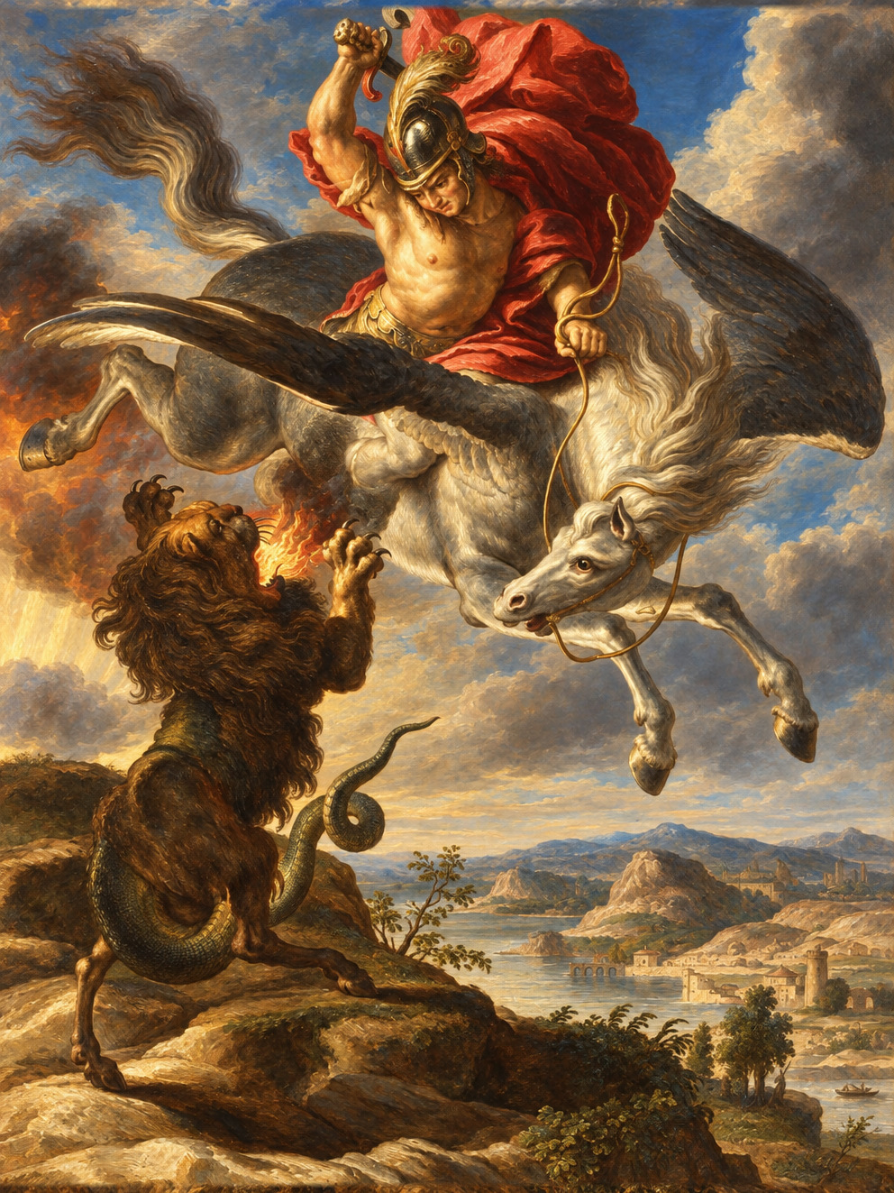 Bellerophon and the Chimera