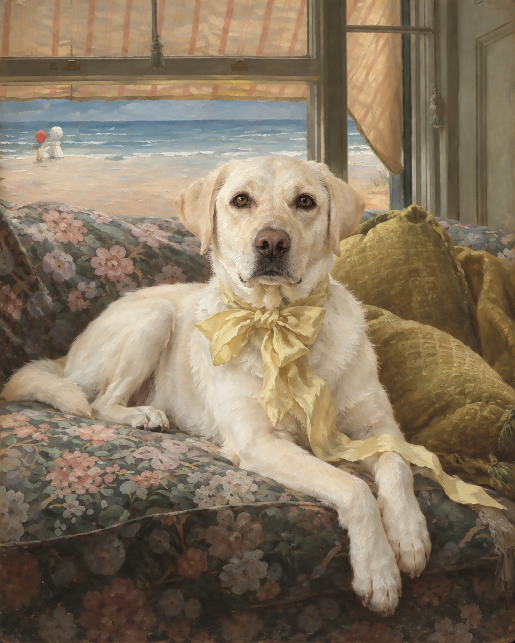 Fable: A very good dog. A proper portrait.