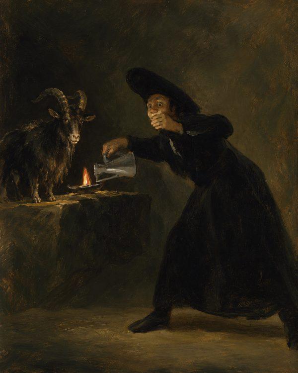 The Bewitched Familiar human portrait — custom painted portrait by Fable