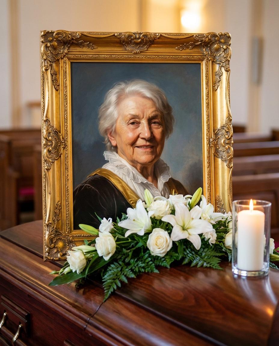 Funeral Mother — custom painted portrait by Fable