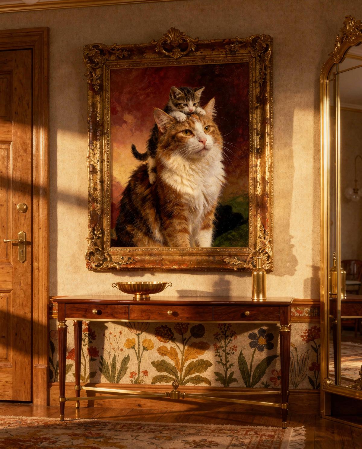 Rubens Pets human portrait — custom painted portrait by Fable