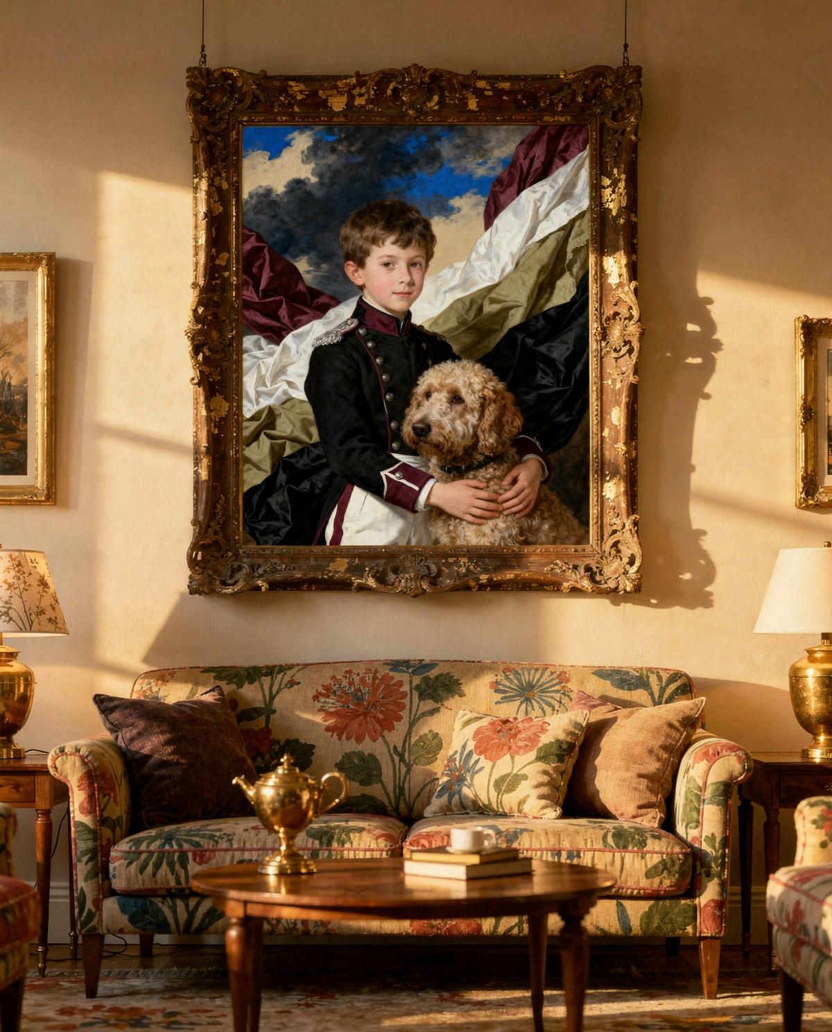 The Bond Junior human portrait — custom painted portrait by Fable