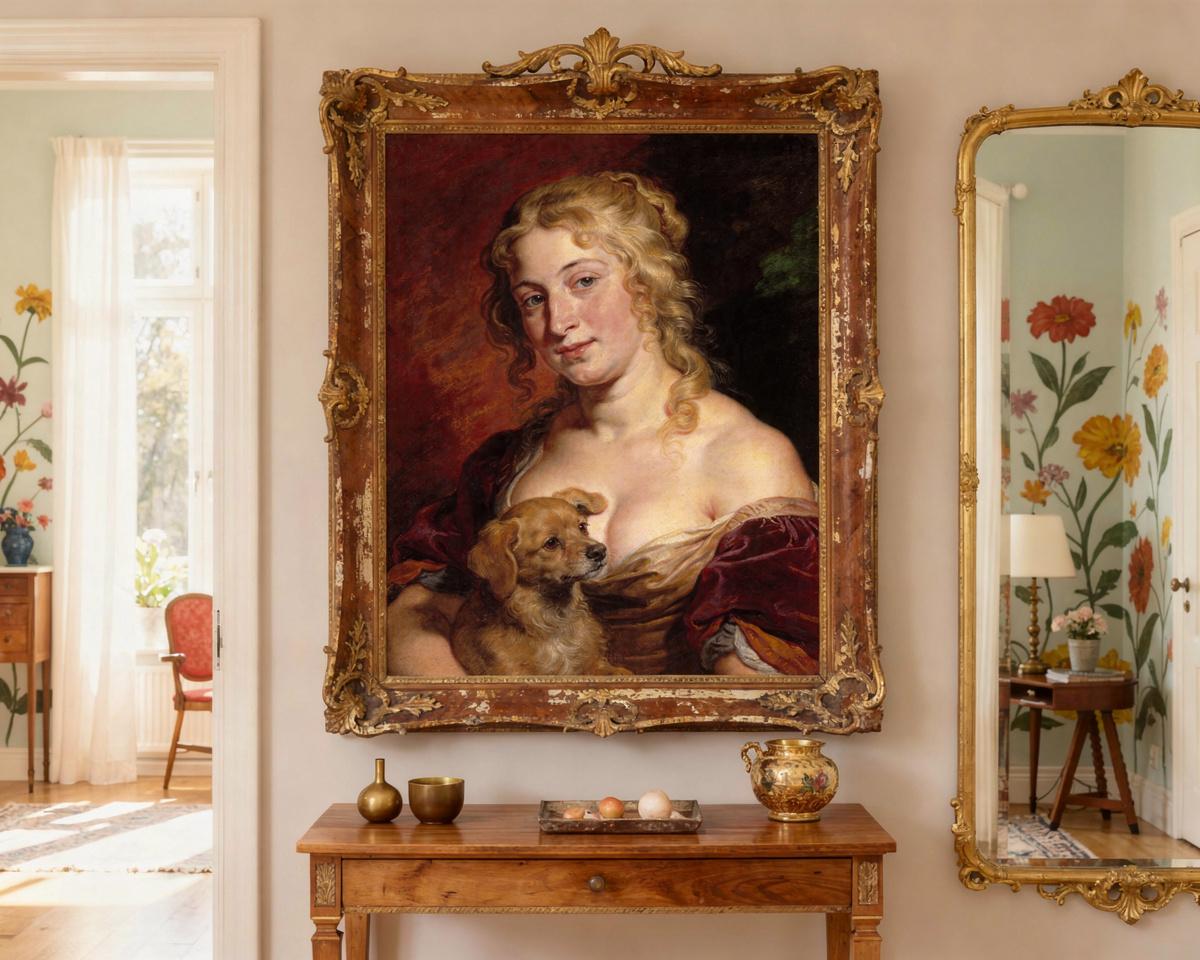 Rubens human portrait — custom painted portrait by Fable