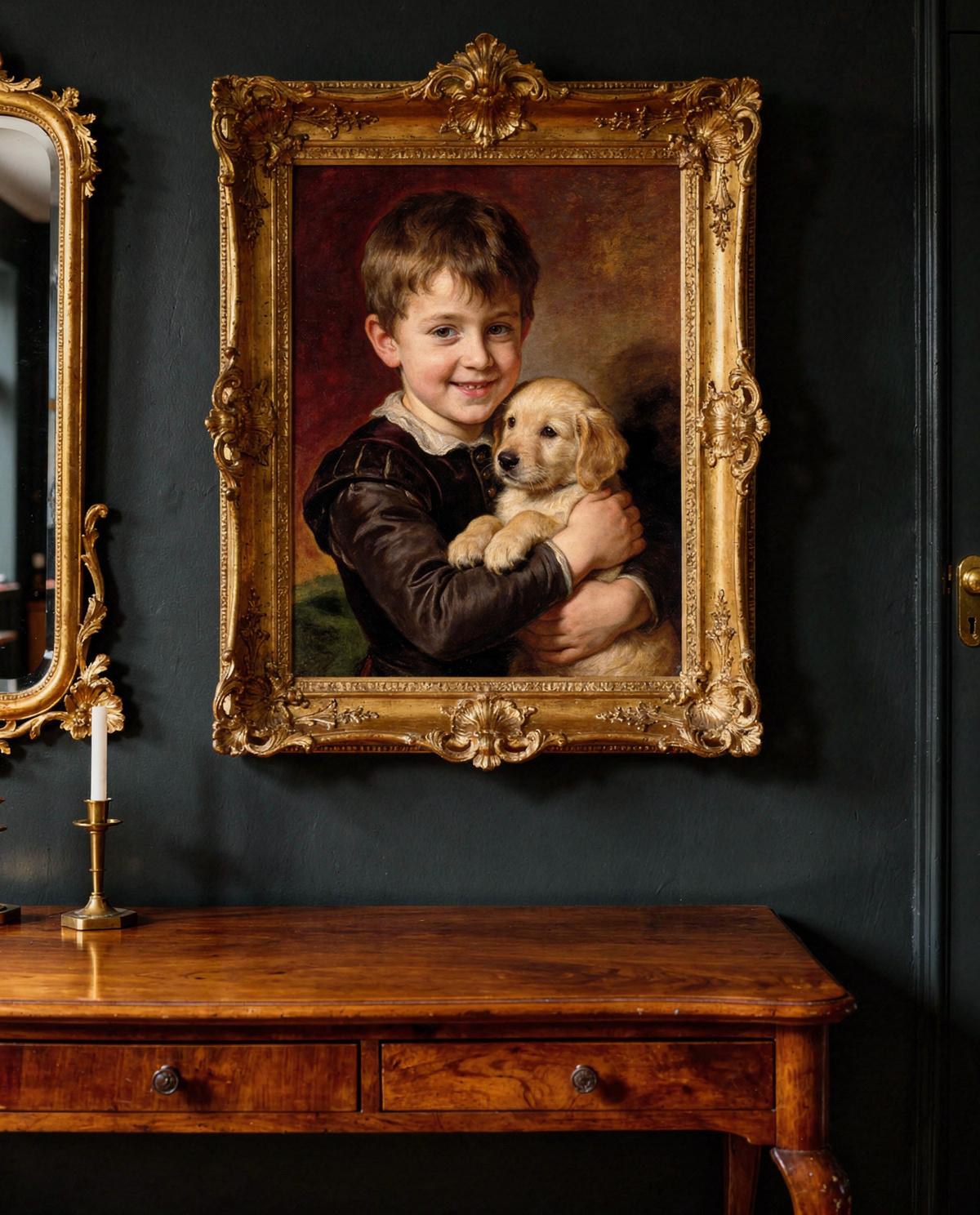 Rubens Junior human portrait — custom painted portrait by Fable