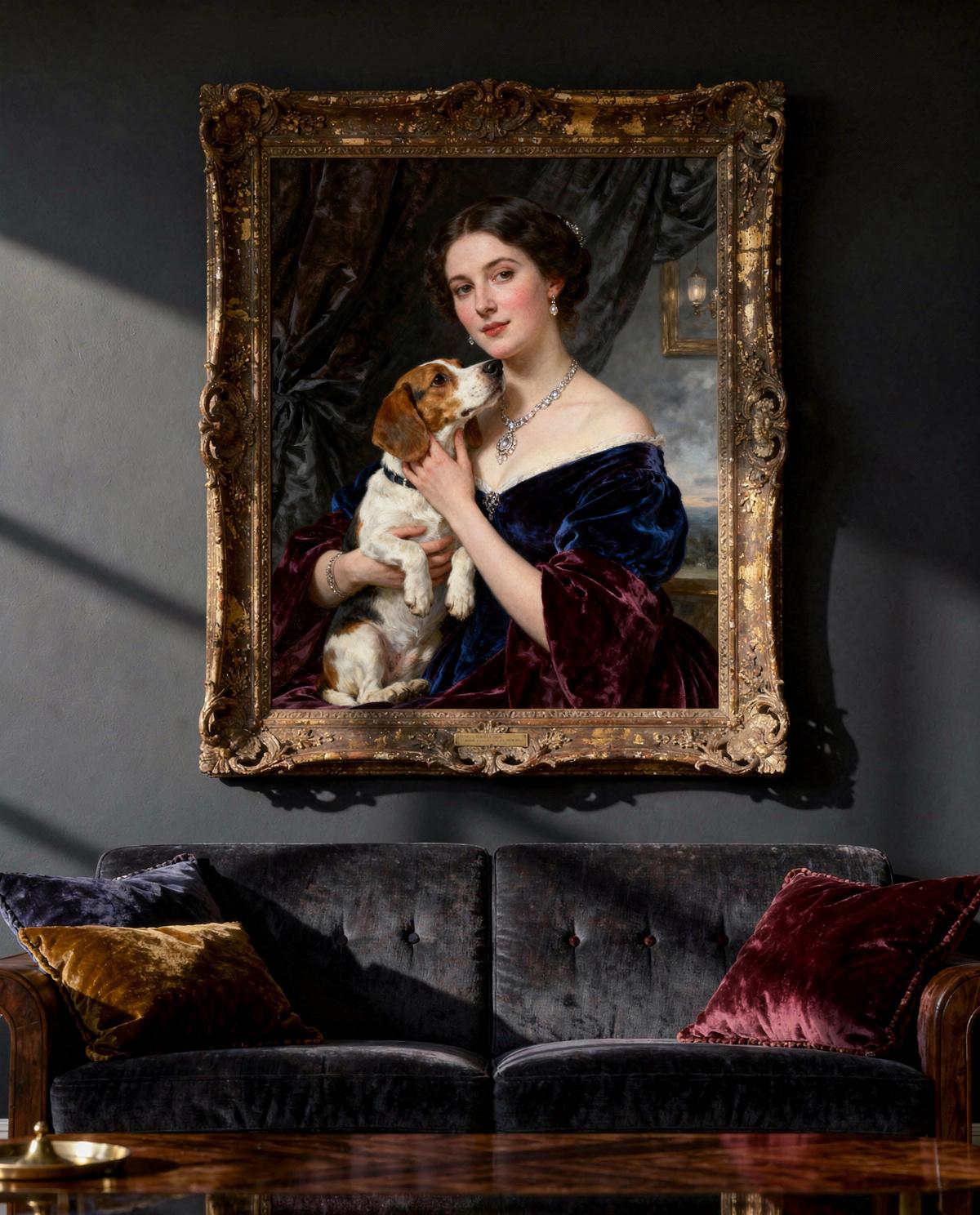 Grace Companion human portrait — custom painted portrait by Fable