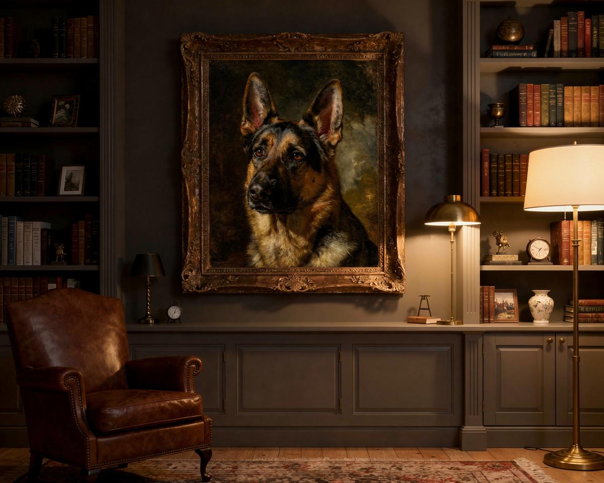 Presence — custom painted portrait by Fable
