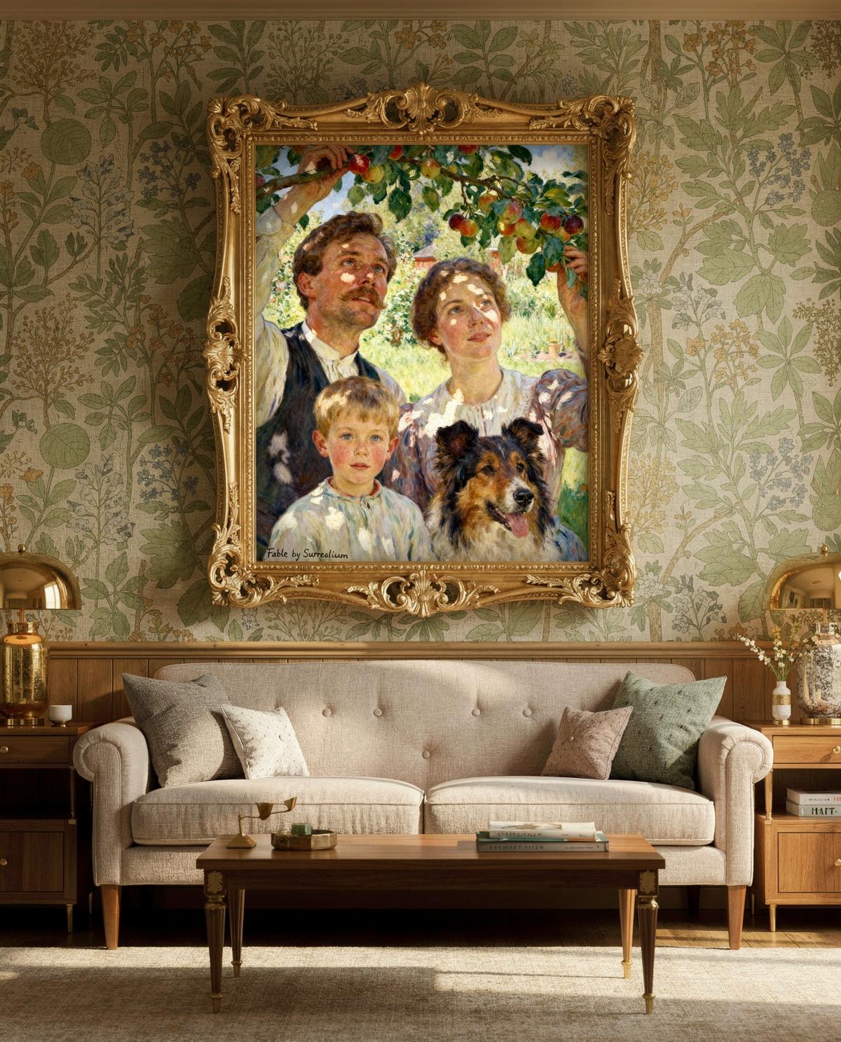 Fruits of the Garden Family human portrait — custom painted portrait by Fable