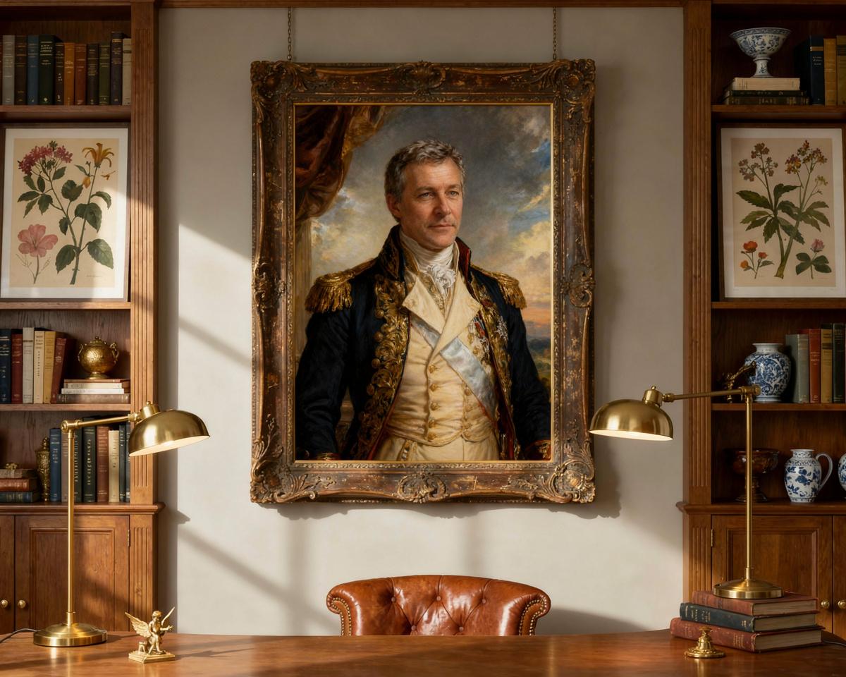 Colonel human portrait — custom painted portrait by Fable