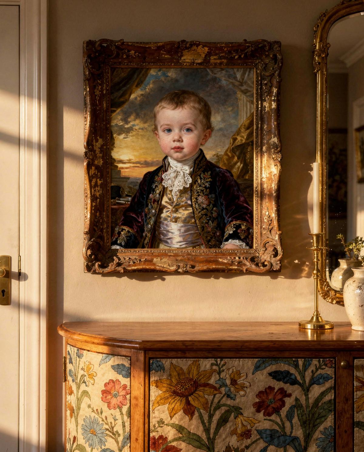 Colonel Baby human portrait — custom painted portrait by Fable