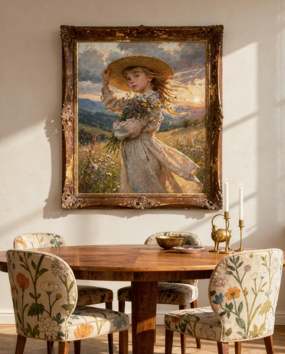Mountain Bloom Daughter human portrait — custom painted portrait by Fable