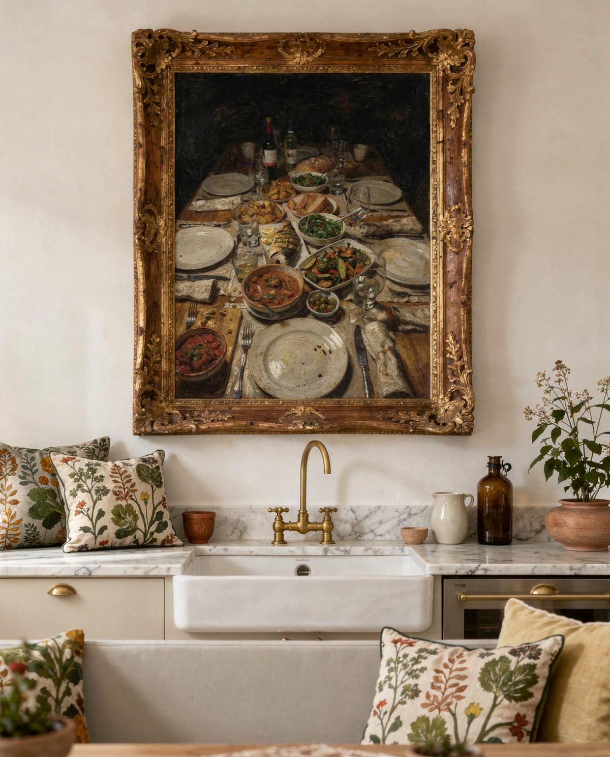 Supper art piece — custom painted portrait by Fable