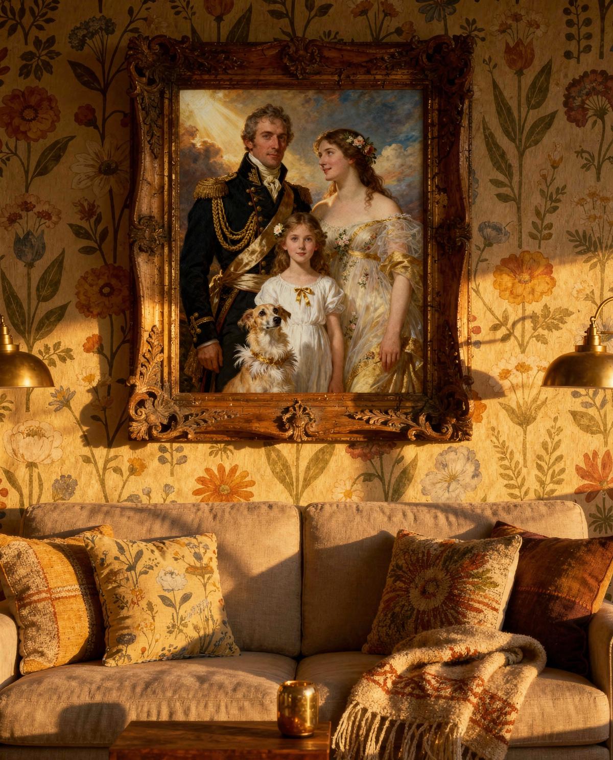 Storm Family human portrait — custom painted portrait by Fable