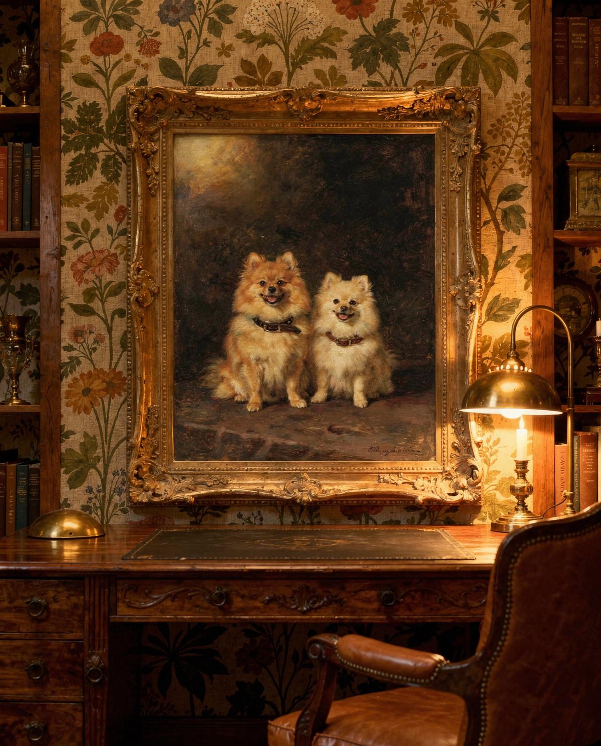 Belle Époque Pets human portrait — custom painted portrait by Fable