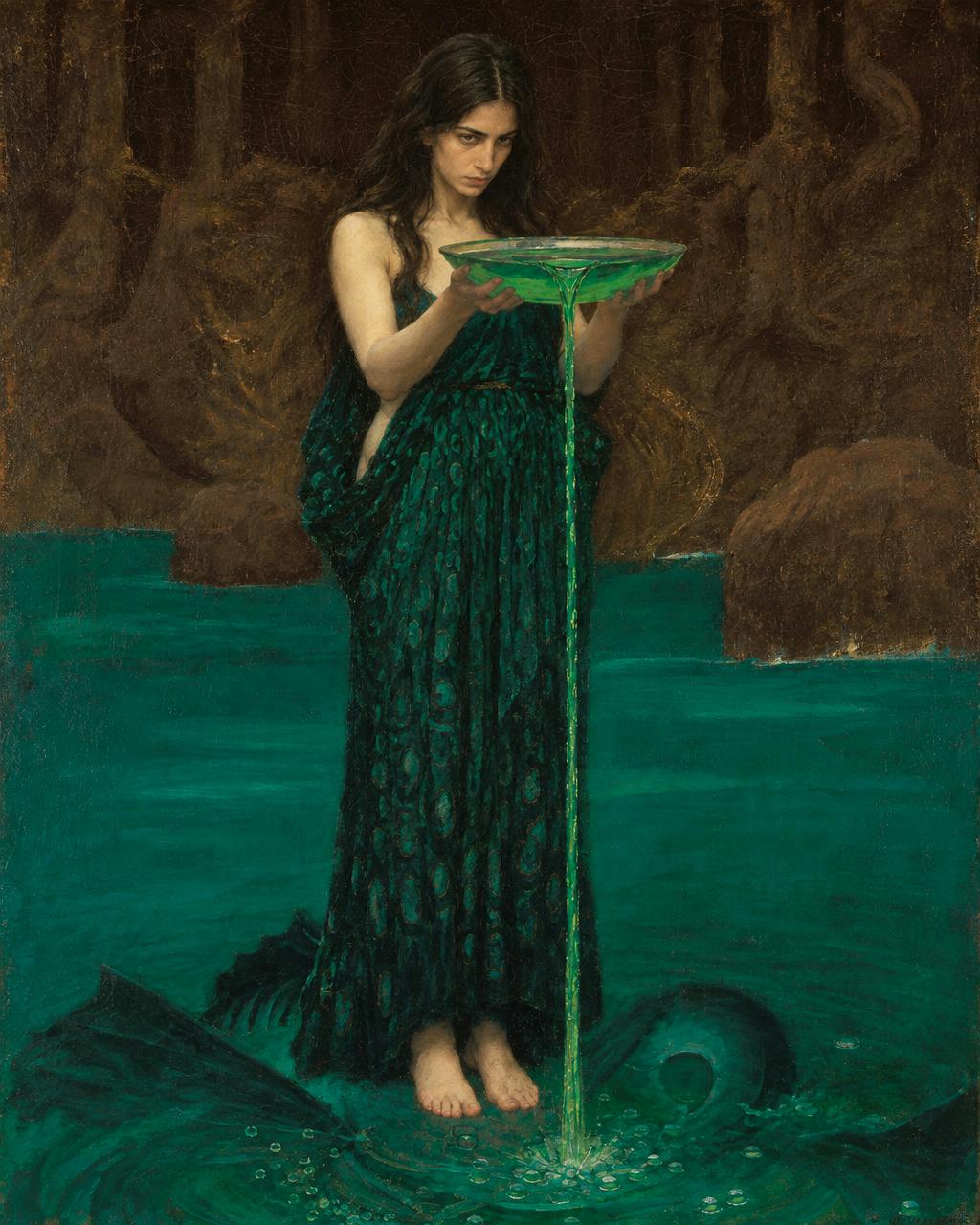 The Emerald Spell human portrait — custom painted portrait by Fable