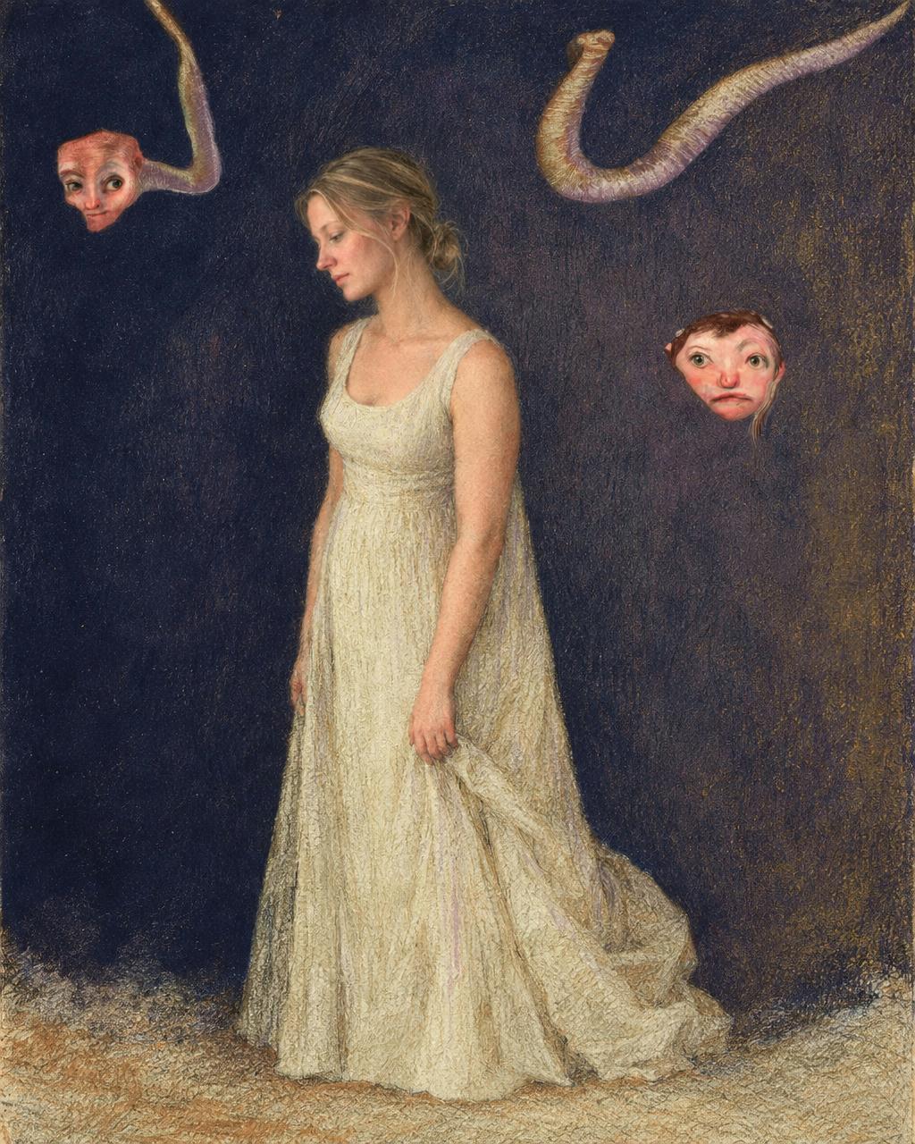 The Haunted Dream human portrait — custom painted portrait by Fable