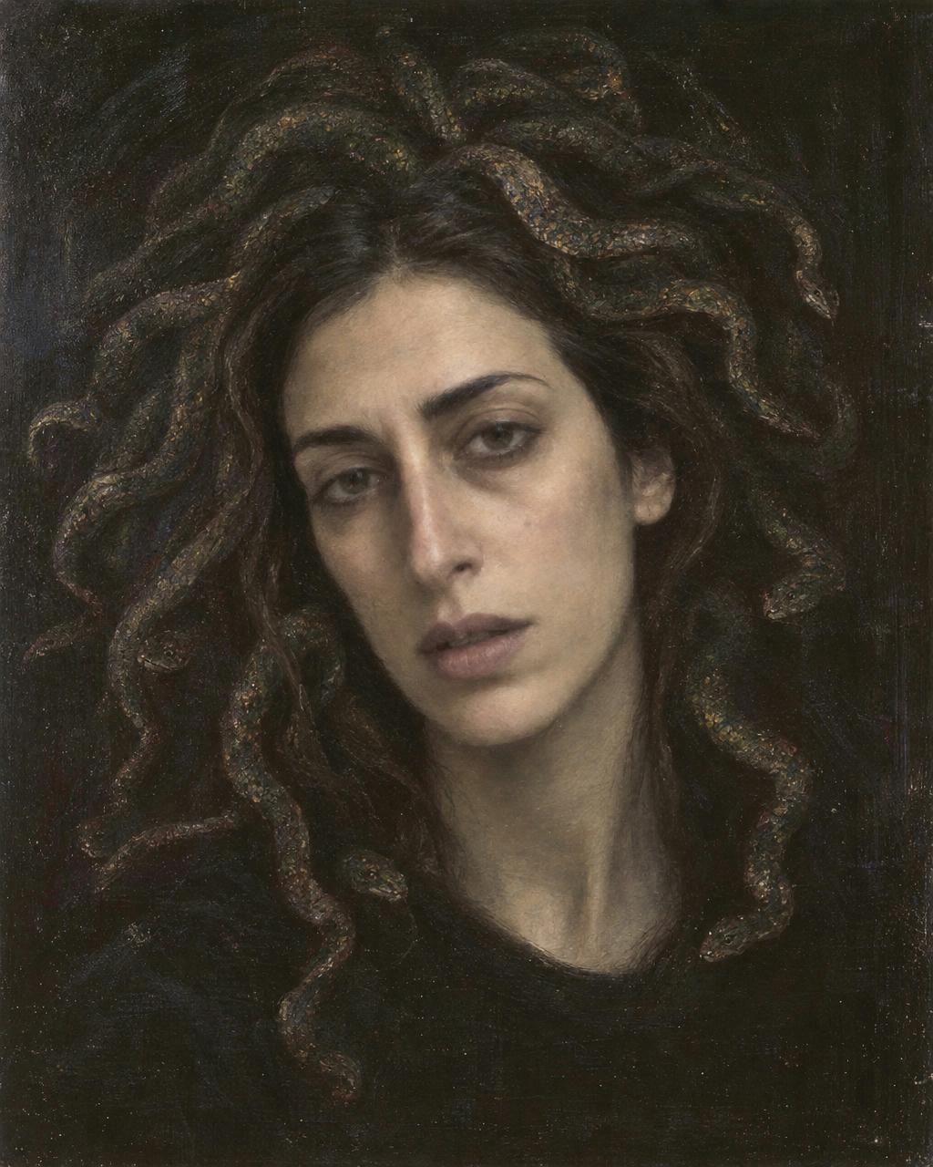 The Serpent Crown human portrait — custom painted portrait by Fable