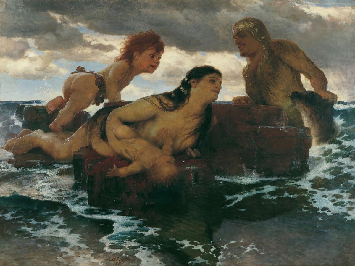 Sea Idyll by Arnold Böcklin — archival fine-art print from Fable