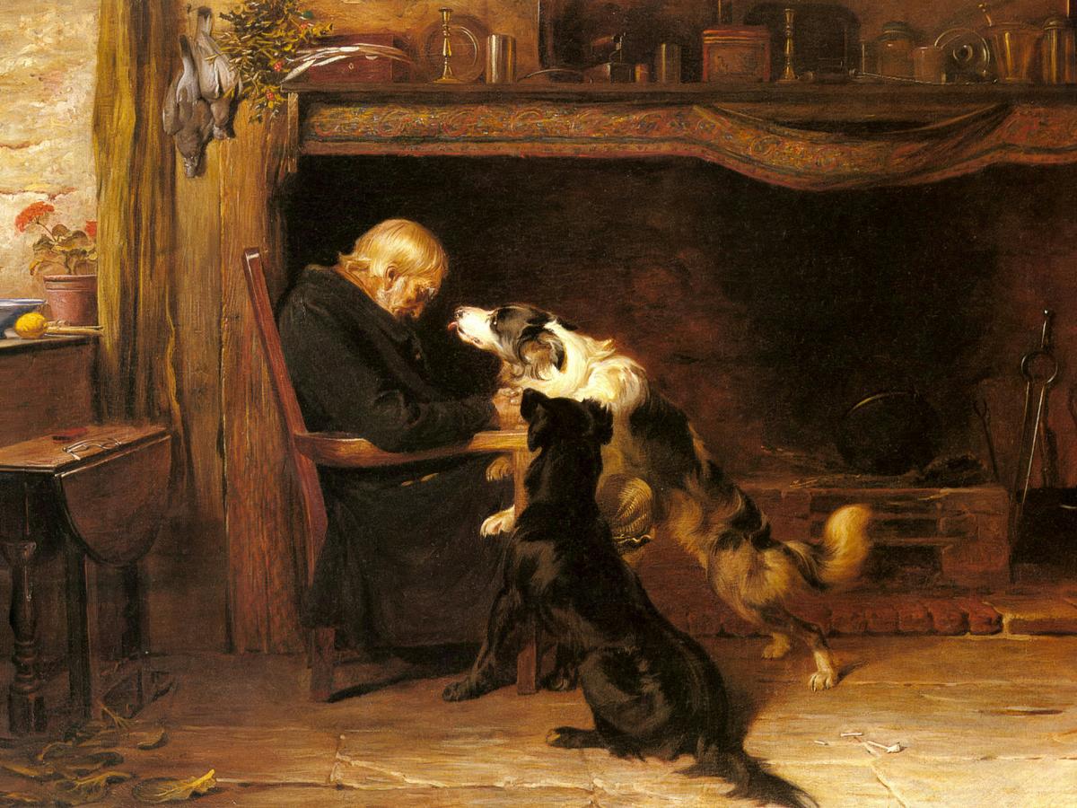 The Long Sleep by Briton Rivière — archival fine-art print from Fable