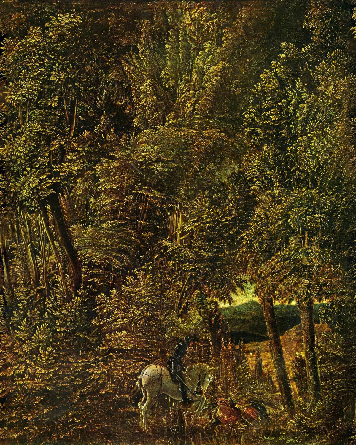 Saint George in the Forest by Albrecht Altdorfer — archival fine-art print from Fable