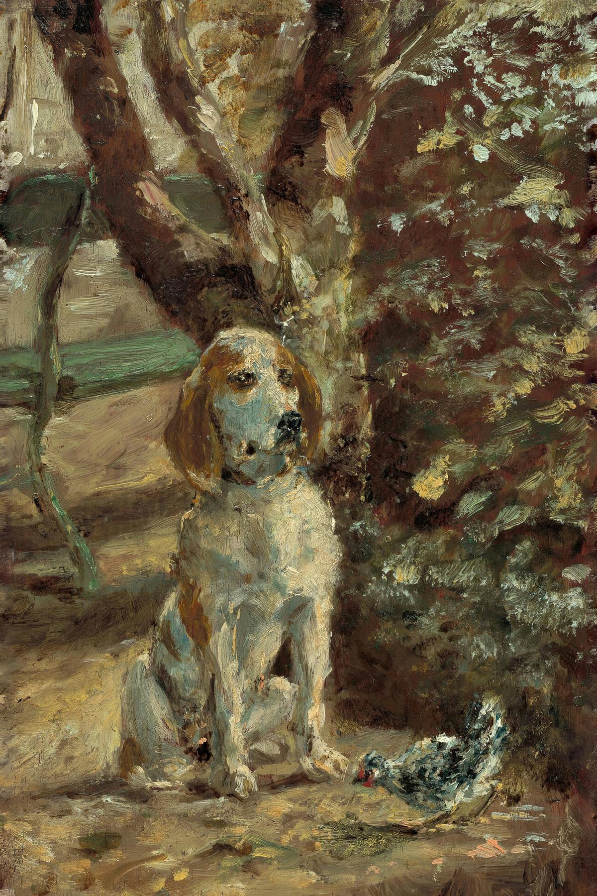 The Artist's Dog Flèche · Pets pet portrait — custom painted portrait by Fable